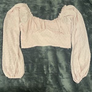 brand new shein pink size medium long sleeve